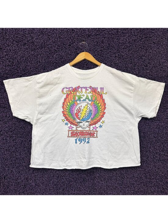Grateful Dead Tops - Grateful Dead 1992 Summer Tour Steal Your Colors Crop Top XL